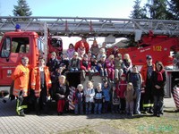 Titelbild des Albums: Kindergarten Kartung zu Besuch bei der Feuerwehr